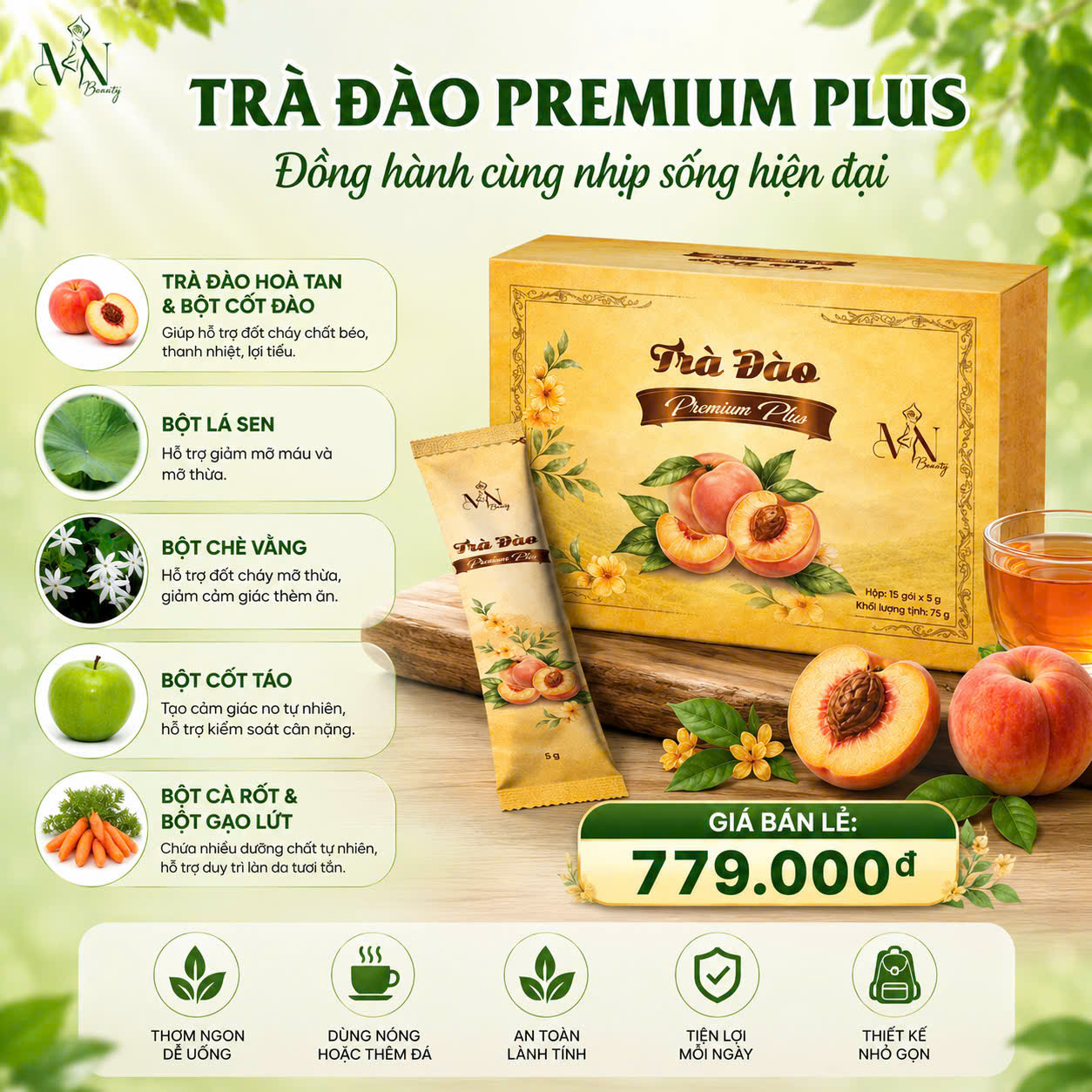 Trà Đào Premium Plus